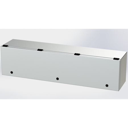 Saginaw Control & Engineering 1/4 Turn Latch Electrical Enclosures, 9 in H, 8 in D, 36 in W, NEMA 3R, 4, 4X, 12, 13 SCE-L9368ELJSS